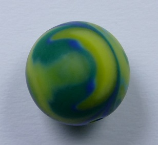 Pol-r12z-blgrm polaris round 12 mm zebra blauw groen melee