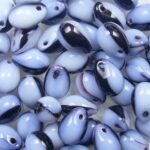 cd-7×5-X1660 czech drops 5×7 mm Opaque Jet-White