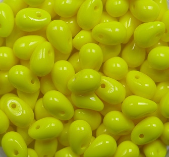 cd-83120 czech drops 4x6 mm opaque yellow