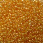 tr-11-0984 toho rounds 11-0 Inside Color Crystal Papaya Lined