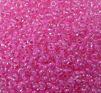 tr-11-0987 toho rounds 11-0 Inside Color Crystal Ballerina Pink Lined