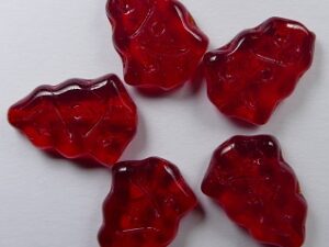 0050309 Siam Ruby Kerstboom kralen 7 Pc. - Afbeelding 1
