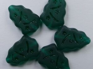 0100563 Dark Emerald Kerstboom kralen 7 Pc. - Afbeelding 1