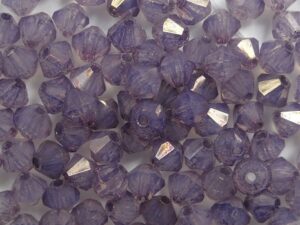 04-MC-01000-15726 White Opal Lila Vega Luster bicones 4 mm 50 stuks