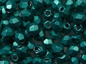 FP1-03-05A04 ColorTrends Saturated Metallic Arcadia Czech Glass Facet Firepolish 3mm 50 stuks