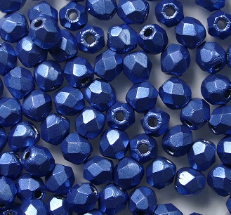 fp1-03-05A05 firepolish 3 mm ColorTrends Saturated Metallic Little Boy Blue