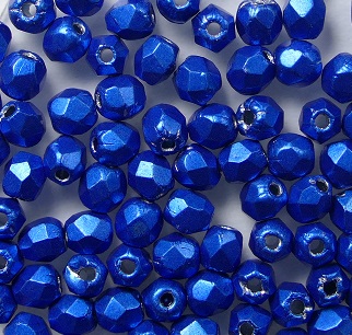 fp1-03-07B03 firepolish 3 mm ColorTrends Saturated Metallic Galaxy Blue