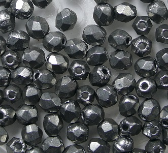 fp1-03-07B08 firepolish 3 mm ColorTrends Saturated Metallic Frost Grey