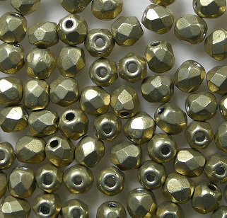FP1-03-08A05 ColorTrends Sueded Gold Cloud Dream Czech Glass Facet Firepolish 3mm FP1-03-08A05 ColorTrends Sueded Gold Cloud Dream Czech Glass Facet Firepolish 3mm