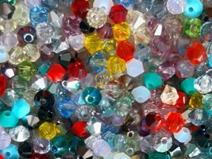 03-MC-Mixed-Colors Color Mix bicones 3 mm 50 stuks - Afbeelding 1