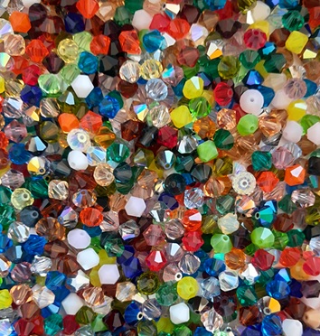 04-MC-Mixed-Colors Color Mix bicones 4 mm