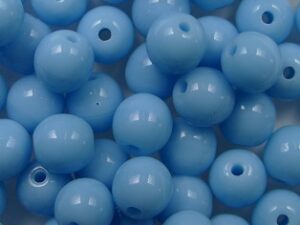 05-R-63020 Opaque Blue Turquoise Round 5 mm. 60 Pc.