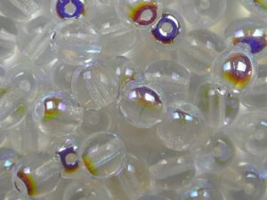 05-R-00030-28701 Crystal AB Round 5 mm. 60 Pc. - Afbeelding 1