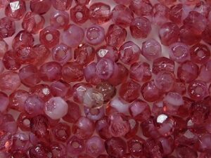 FP1-03-06708 Pearl Fuchsia Czech Glass Facet Firepolish 3mm 50 stuks - Afbeelding 1