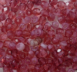 FP1-03-06708 Pearl Fuchsia Facet firepolish 3 mm