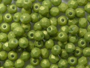 FP1-03-1005SWH Pacifica Avocado Czech Glass Facet Firepolish 3mm 50 stuks - Afbeelding 1