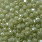 FP1-03-ST63100 Pale Turquoise Star Dust Facet firepolish 3 mm