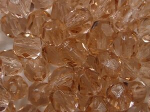 FP1-05-70130 Dark Rosaline Czech Glass Facet Firepolish 5mm 35 stuks