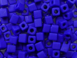 M-Cub-3-0414F Opaque Matte Cobalt Miyuki Cubes 3x3 mm