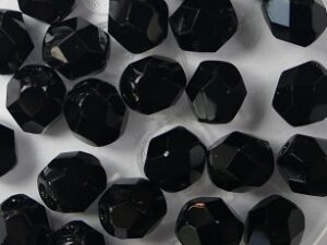 FP1-05-23980 Jet Czech Glass Facet Firepolish 5mm 35 stuks - Afbeelding 1