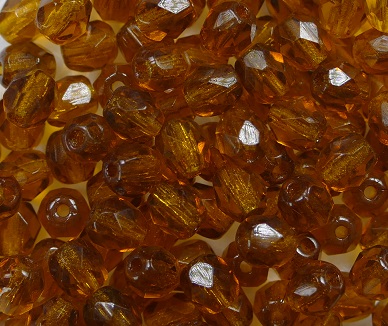 fp1-04-10xxx transparent brown firepolish 4 mm color 10xxx
