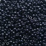 m-11-401-14400 miyuki rocailles 11-0 opaque black hematite