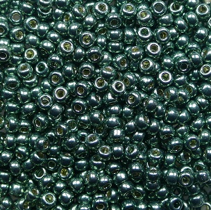 m-11-4215 miyuki rocailles 11-0 duracoat galvanized sea green