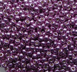 m-11-4218 miyuki rocailles 11-0 duracoat galvanized dusty orchid