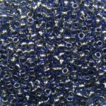 tr-11-992 toho rocailles 11-0 gold lined light montana blue