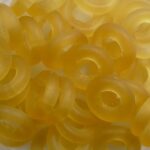 00300343 matte Topaz ringetjes 9,5 mm color 10050-84110