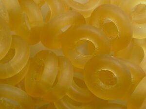 0030343 Ringvormig Matte Topaz 35 stuks - Afbeelding 1