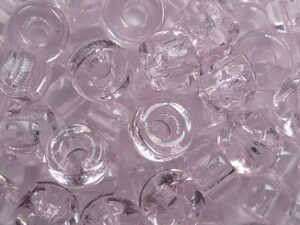 0070453 Light Rosaline Roller Bead. 50 Pc.