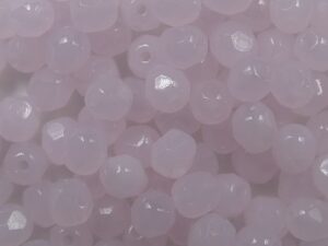 FP1-04-72200 Alabaster Light Pink Czech Glass Facet Firepolish 4mm 50 stuks