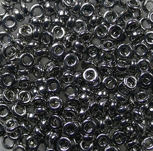 M-SPR-3-190 Miyuki Spacer Beads 3 mm Nickel Plated