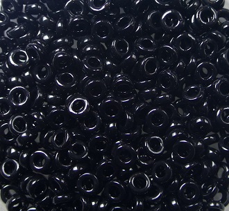 M-SPR-3-401 Miyuki Spacer Beads 3 mm Black