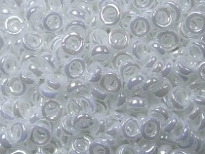 M-SPR-3-0420 White Pearl Ceylon Miyuki Spacer beads 3x1 mm