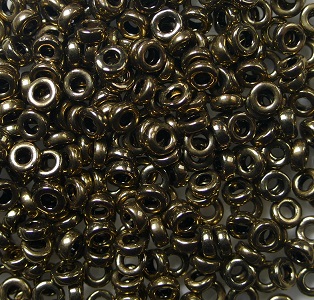 M-SPR-3-457 Miyuki Spacer Beads 3 mm Metallic Dark Bronze