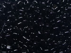 M-TRI-10-0401 Opaque Black Miyuki Triangle 10/0