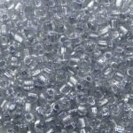 M-TRI-10-1105 Miyuki Triangle 10-0 Sparkling Pale Grey Lined Crystal kleurnummer 1105