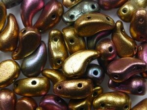 Zol-R-01640 Zoliduo Right 5x8 mm Matte Metallic Bronze Iris