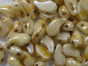 Zol-R-02010-65401 Zoliduo Right 5x8 mm Alabaster Beige Marmor Luster - Afbeelding 1