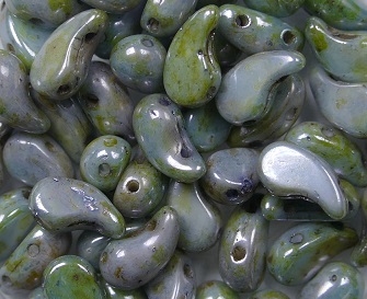 Zol-R-02010-65431 zoliduo right version alabaster green blue lazura
