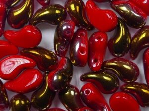 Zol-R-93200-22601 Zoliduo Right 5x8 mm Opaque Red Valentinite - Afbeelding 1