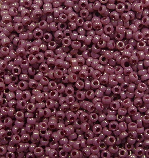 m-15-402-14497 miyuki rocailles 15-0 opaque white red-gold luster