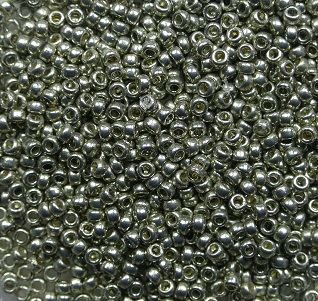 m-15-4221 miyuki rocailles 15-0 duracoat galvanized Light Pewter