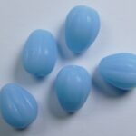 0090444 Turquoise Blue Melon Drops 11×9 mm color 61400