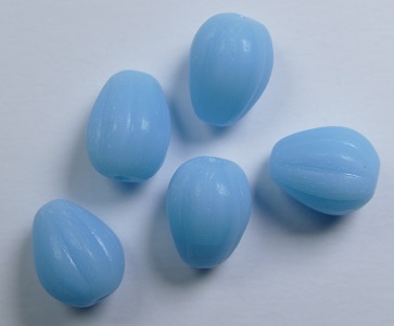0090444 Turquoise Blue Melon Drops 11x9 mm color 61400
