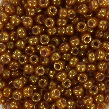 M-08-2372 miyuki rocailles 8-0 ceylon translucent spice color 2372