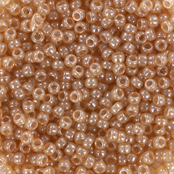 M-11-2370 miyuki rocailles 11-0 ceylon translucent jasmine color 2370