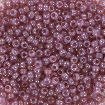 M-11-2373 miyuki rocailles 11-0 ceylon translucent thistle color 2373